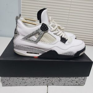 Nike Air Jordan Retro 4 White Cement 2016